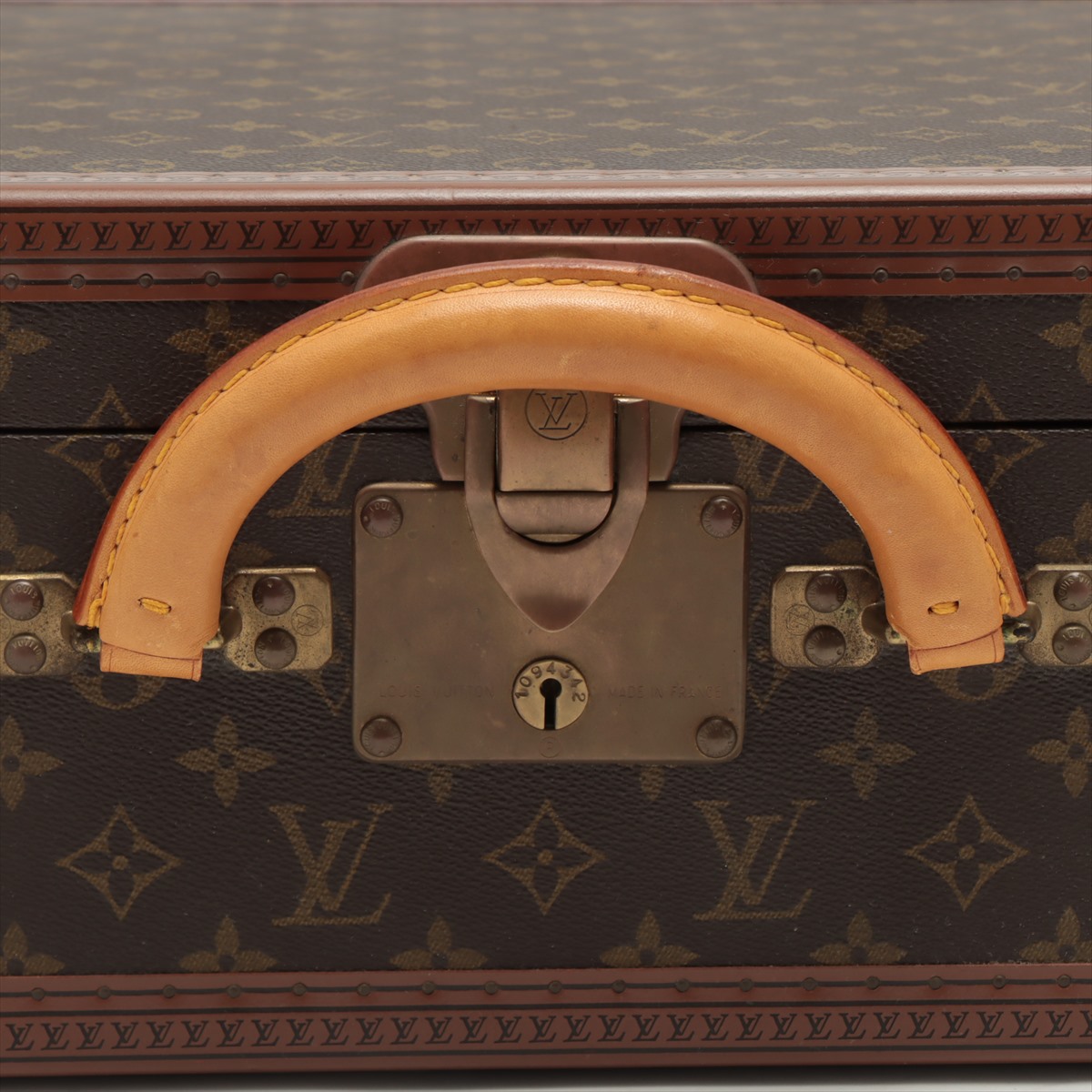 Louis Vuitton Bisten 55 - Original Vintage Hard Leather Monogram
